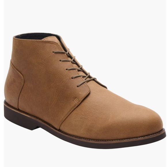 Nisolo Everyday Chukka Waterproof Leather Boots Tobacco Size 8 - Picture 1 of 8
